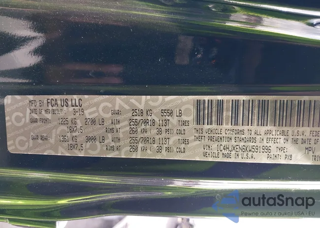 1C4HJXEN6KW591996: 43507753