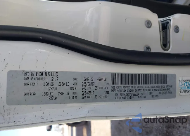 3C4NJDBB7JT262384: 43507995