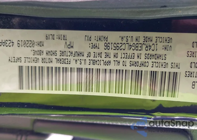 1C4RJEBG4LC295196: 43507047