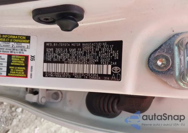 2T1BURHE6HC831053: 43507064