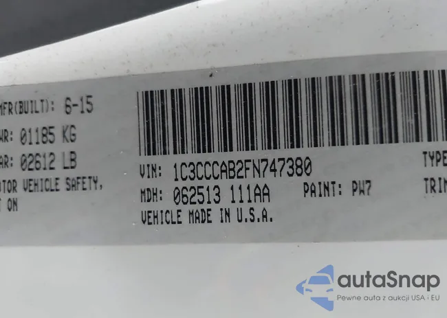 1C3CCCAB2FN747380: 43507078