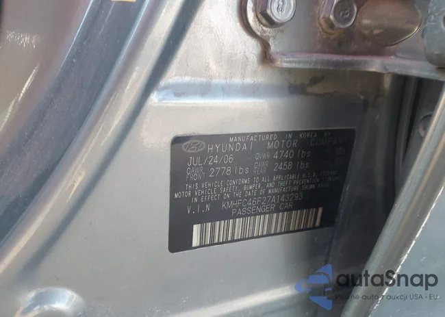 KMHFC46F27A143293: 43507209