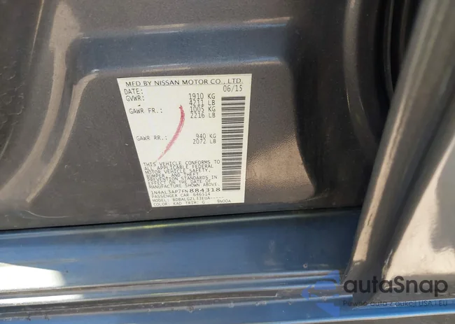 1N4AL3AP7FN884318: 43508445