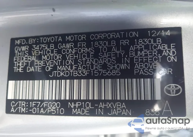 JTDKDTB33F1575685: 43508333