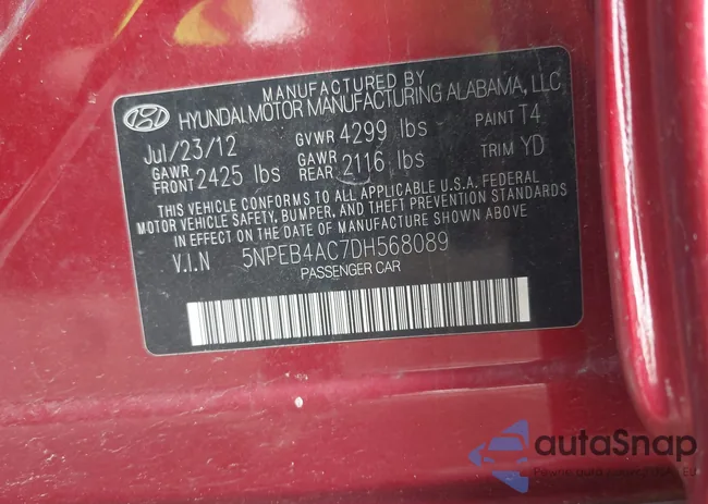 5NPEB4AC7DH568089: 43509911