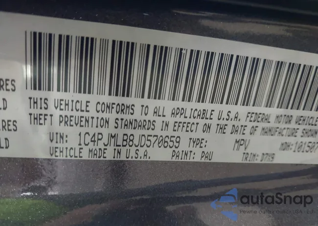 1C4PJMLB8JD570659: 43510005