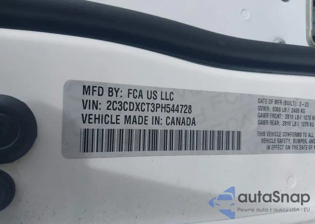 2C3CDXCT3PH544728: 43509409