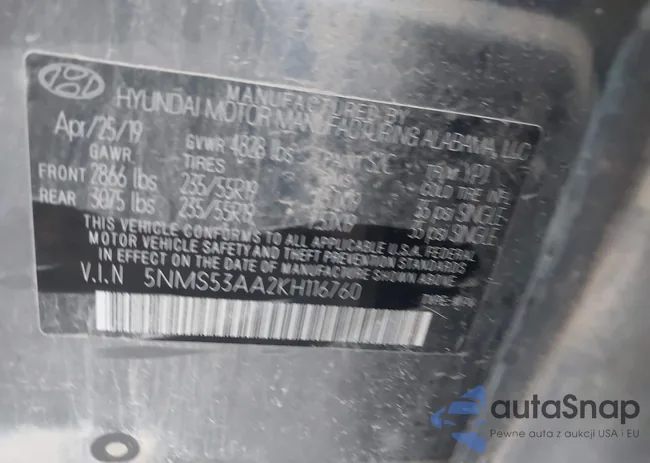 5NMS53AA2KH116760: 43510579