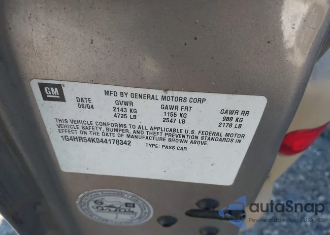 1G4HR54K044178342: 43510624