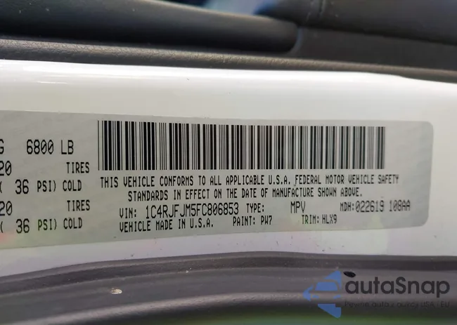 1C4RJFJM5FC806853: 43510692
