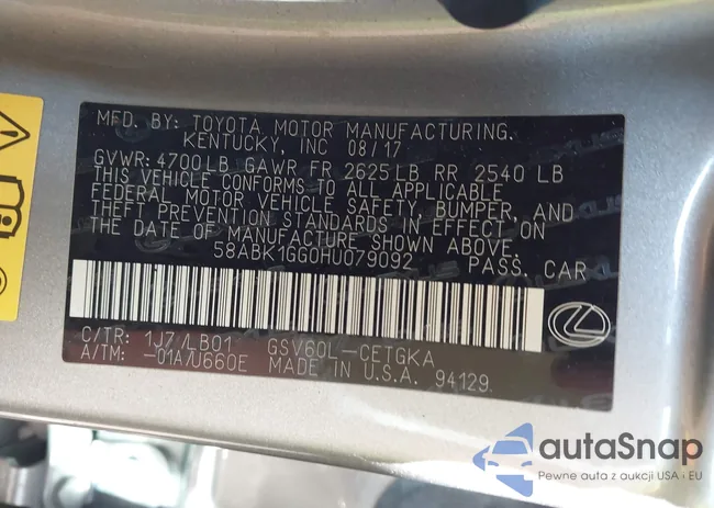 58ABK1GG0HU079092: 43510714