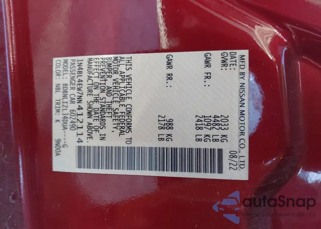 1N4BL4EW7NN412114: 43510745