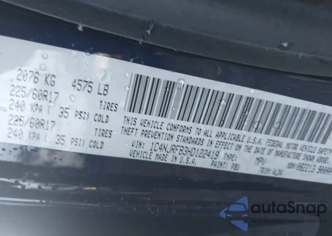 1C4NJRFB3HD122419: 43511005