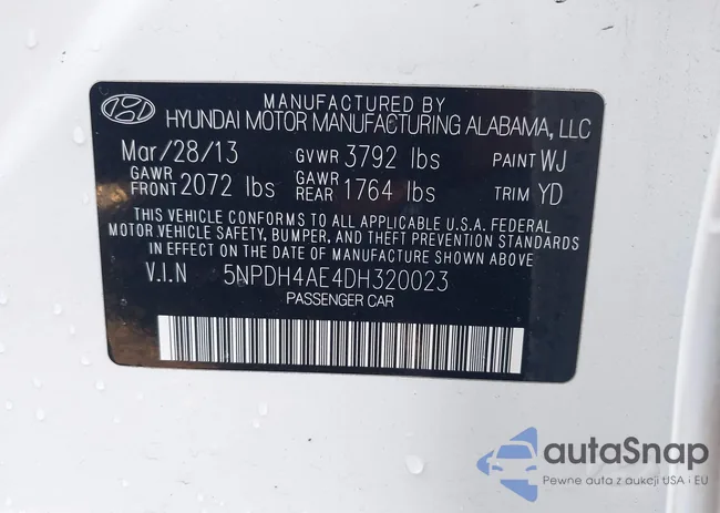 5NPDH4AE4DH320023: 43510387