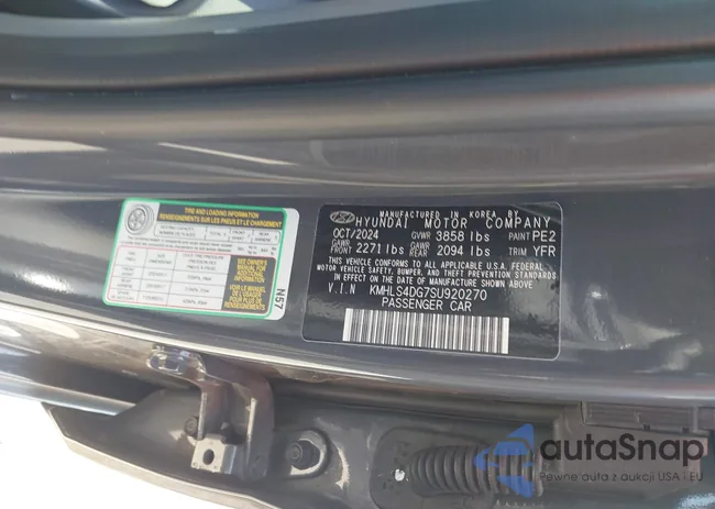 KMHLS4DG7SU920270: 43511457