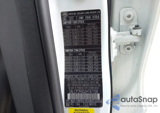 SALCP2RX0JH747159: 43511477