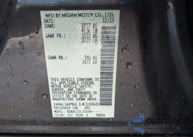 1N4AL3AP9GC141060: 43511523