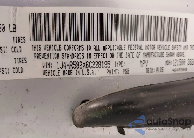 1J4HR582X6C228195: 43511679