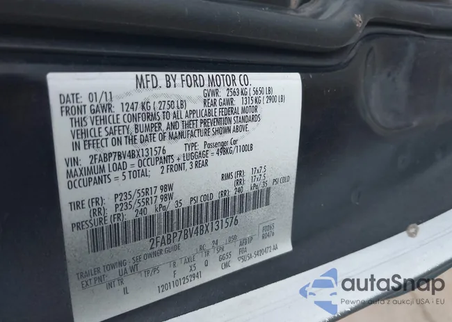 2FABP7BV4BX131576: 43511845