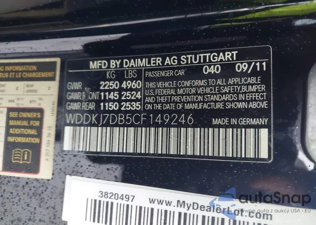 WDDKJ7DB5CF149246: 43511848