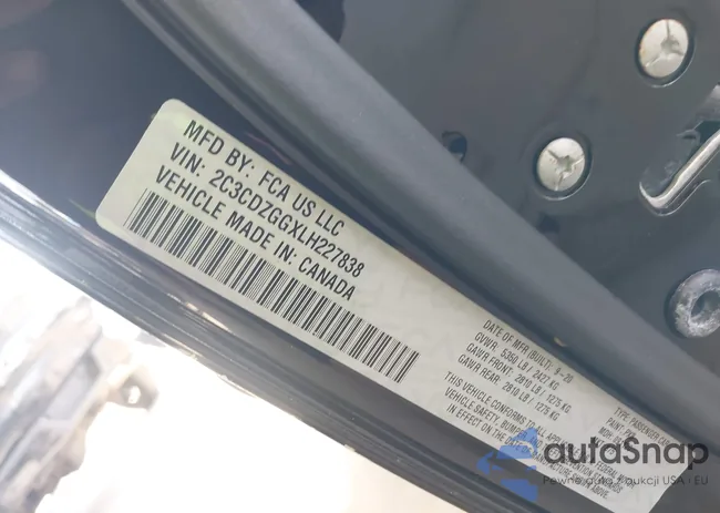 2C3CDZGGXLH227838: 43512014