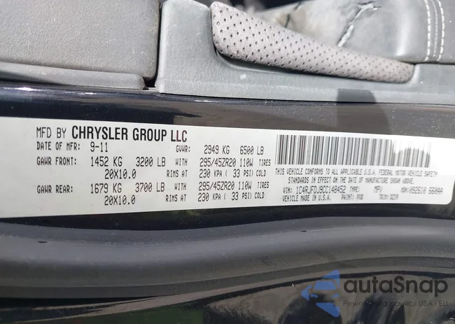 1C4RJFDJ9CC148452: 43511139