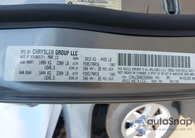 1C4NJCBA8ED505004: 43511315