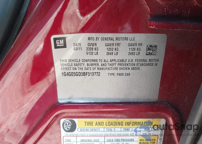 1G4GE5GD3BF313772: 43512061