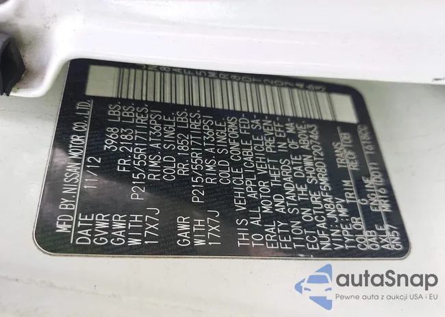 JN8AF5MR8DT207463: 43513708