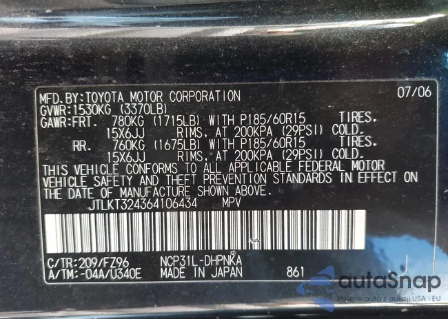 JTLKT324364106434: 43513832