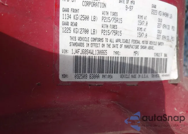 1J4FJ68S4WL130865: 43513866