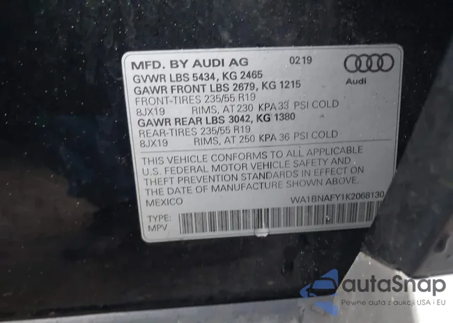 WA1BNAFY1K2068130: 43513998