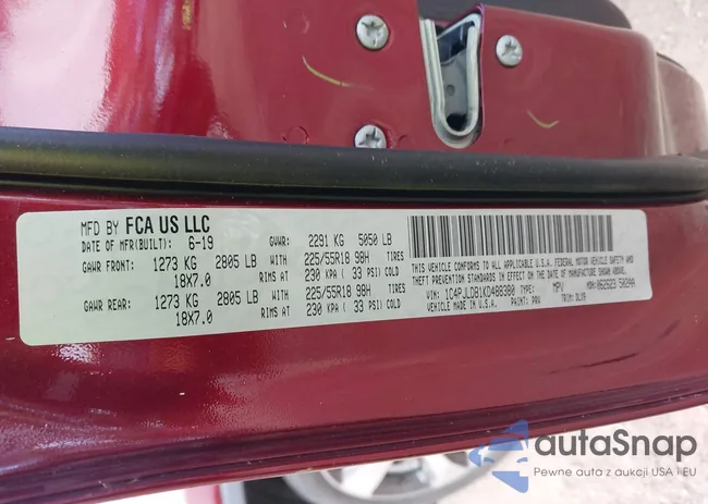 1C4PJLDB1KD488380: 43513162