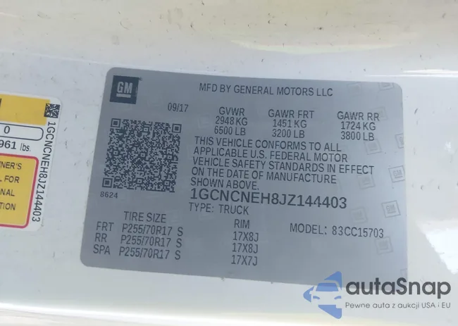 1GCNCNEH8JZ144403: 43514655