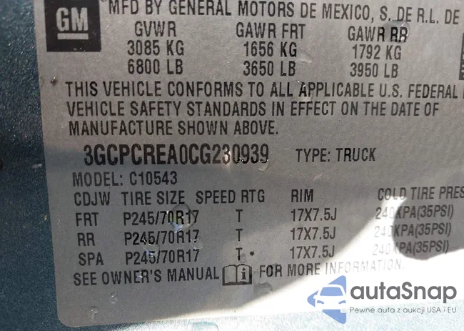 3GCPCREA0CG230939: 43514937