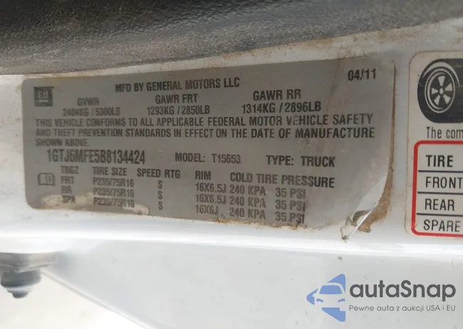 1GTJ6MFE5B8134424: 43514119