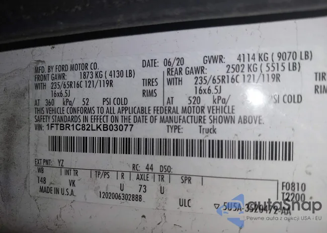 1FTBR1C82LKB03077: 43515528