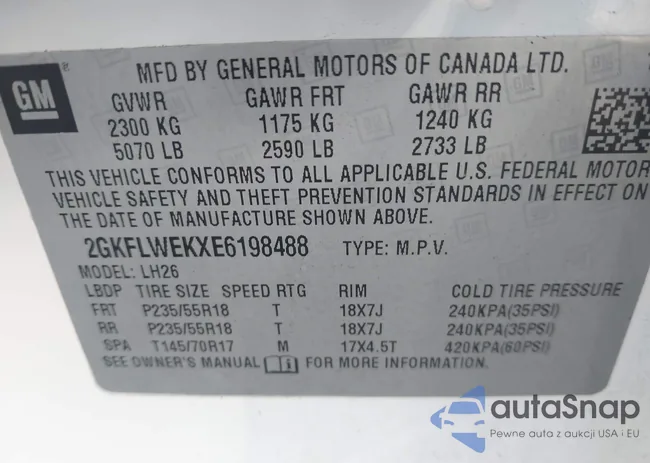 2GKFLWEKXE6198488: 43515532