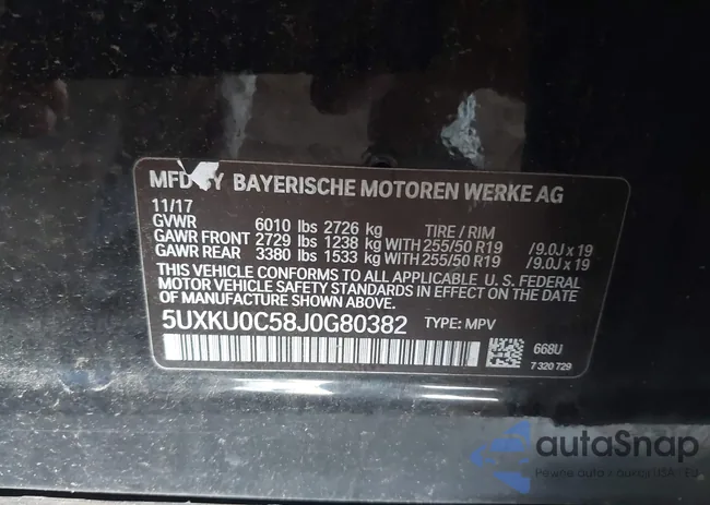 5UXKU0C58J0G80382: 43515866