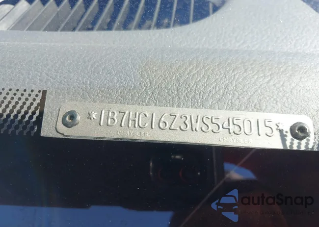 1B7HC16Z3WS545015: 43515259