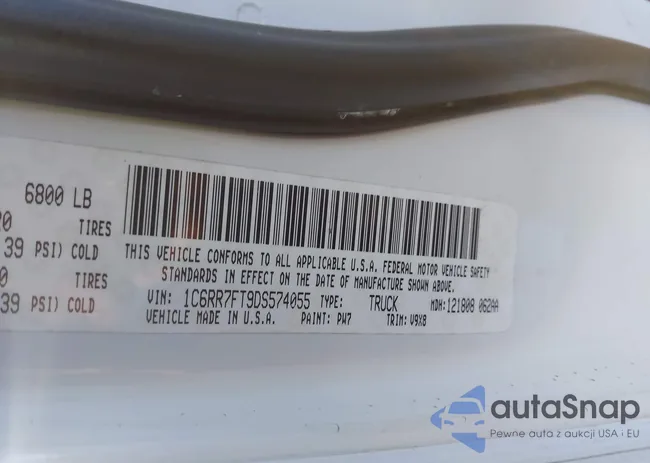 1C6RR7FT9DS574055: 43516609