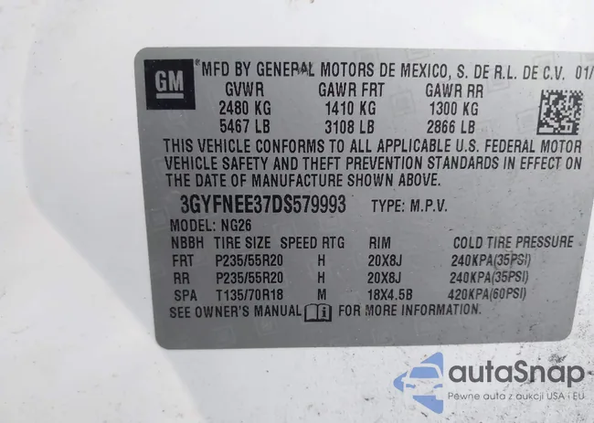 3GYFNEE37DS579993: 43516800