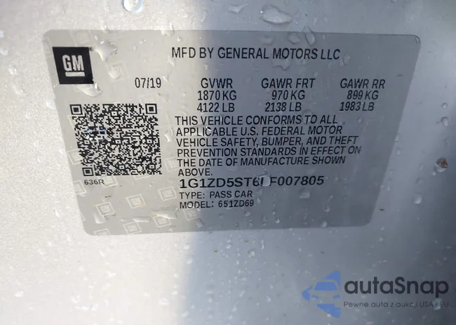 1G1ZD5ST6LF007805: 43516893