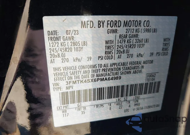 3FMTK4SX6PMA64989: 43516976