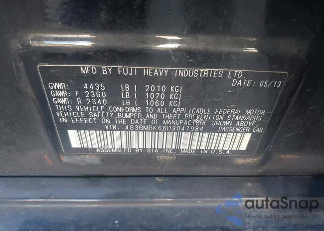 4S3BMBK66D3047984: 43516219