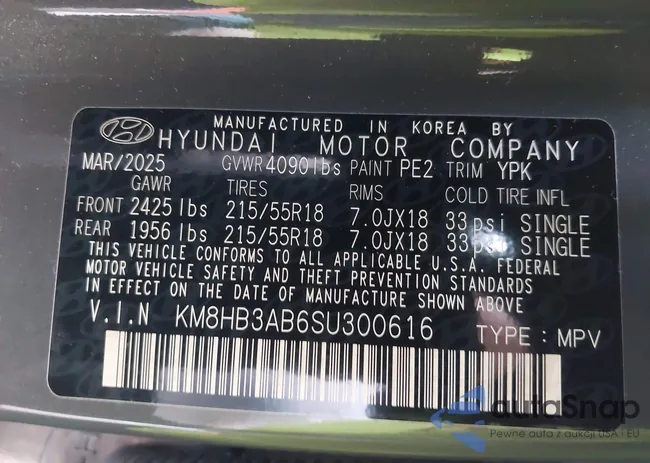 KM8HB3AB6SU300616: 43517528