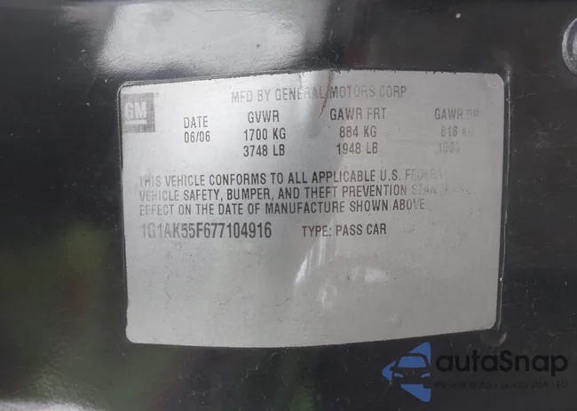 1G1AK55F677104916: 43517842