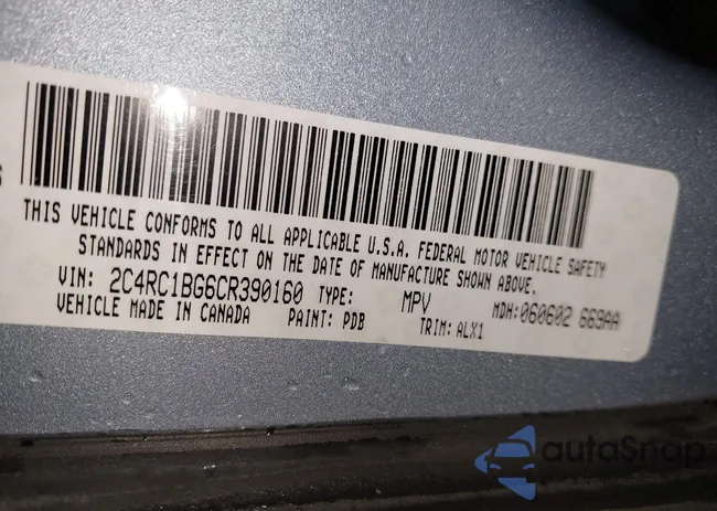 2C4RC1BG6CR390160: 43517853