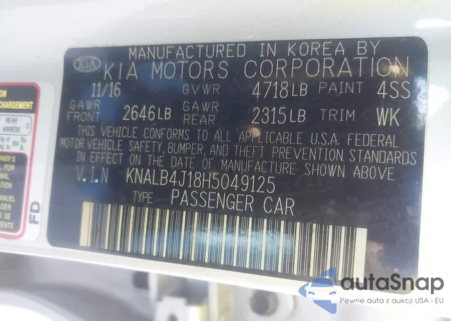 KNALB4J18H5049125: 43517974