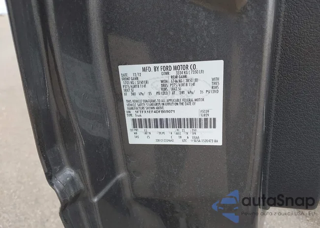 1FTFX1EF4DFB05071: 43518459